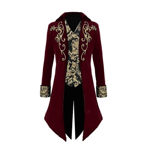Men medieval frock coat - men's,