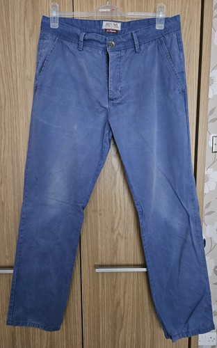 Mens blue chino trousers - blue,