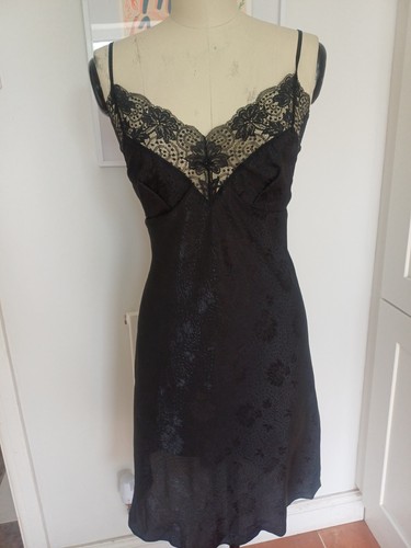 Vintage michael black satin - st,