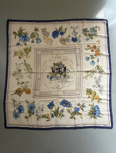 Vintage hermes scarf parisian - vintage,
