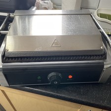 Panini Press Grill Sandwich Toaster Waffle Maker Commercial Iron Toastie Ribbed