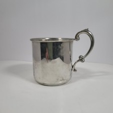 Pewter Child/Baby Cup Mirror