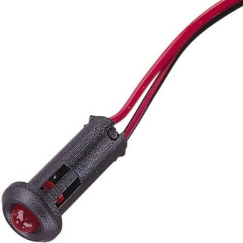 Flashing red led light - light, car