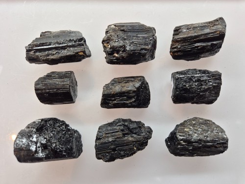 Natural raw black tourmaline - raw,