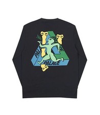 Palace dancing man Ls t-shirt tri Ferg Black size medium