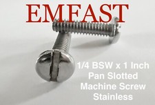 1/4 BSW x 1 Pan slotted