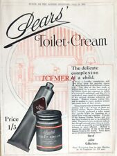PEARS Toilet Vanishing Cream Advert : Vintage 1922 Toiletries Print