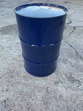 READ DESCRIPTION !Empty 45 Gallon Oil Drum For Garden Waste Burner Fuel Storage 