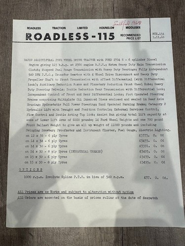 Roadless traction limited - roadless,