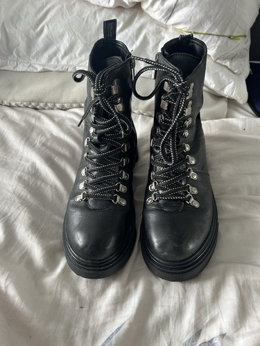 Barbour women black leather - black,