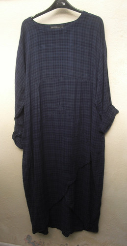 Zanzea navy blue - , checked