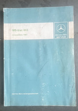 Mercedes MB Trac Innovations Manual For 1987 OM366 Models .