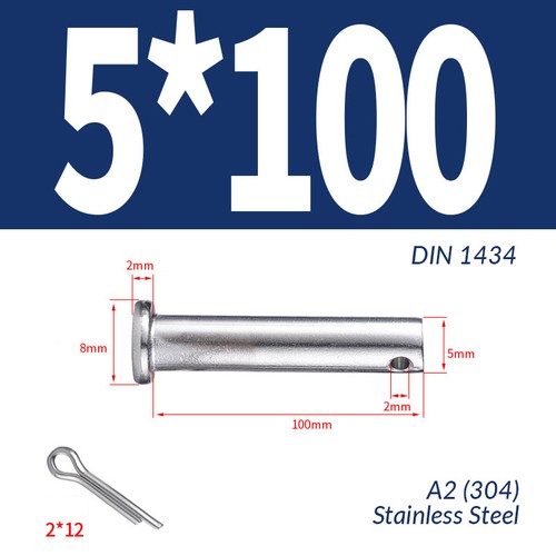 3mm 4mm 5mm clevis - 3mm, pin