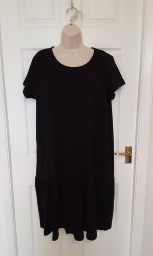 Shirt smock dress black - t-shirt,