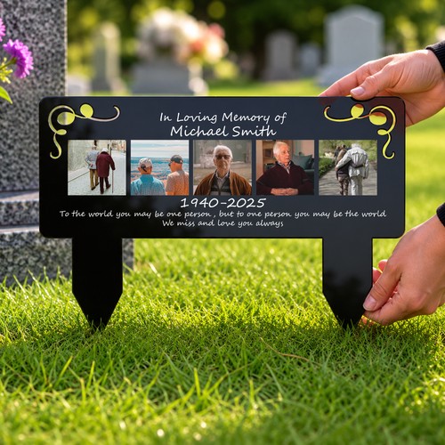Personalised memorial grave - personalised,