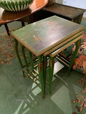 Green & golf chinoiserie nest