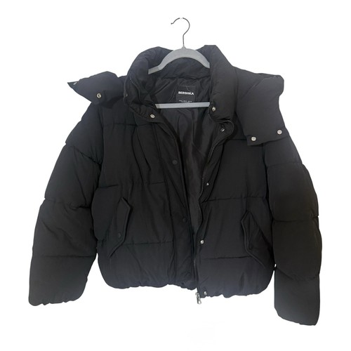 Bershka black water - black, repellent