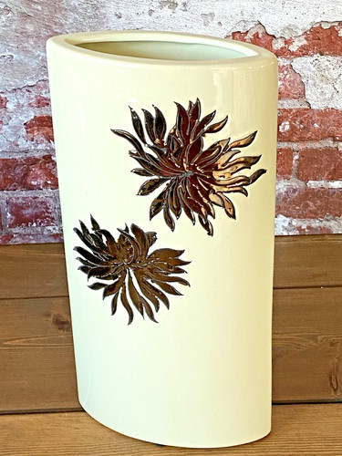 Large vintage mcm ceramic - vintage, vase