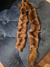 Vintage 1930s/1940s Genuine Fur Stole Double Body