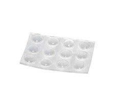 12 Clear Self Adhesive Round