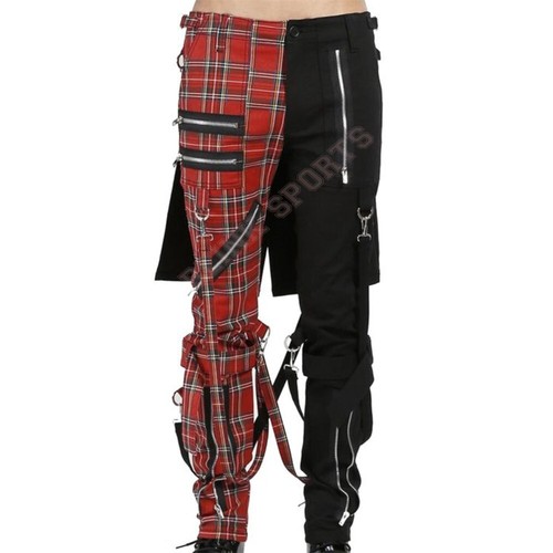 Men cyberpunk pants gothic - men’s,
