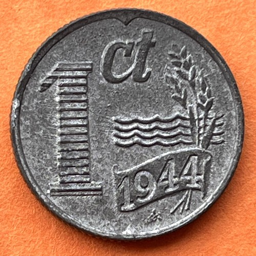 1944 dutch one cent - 1,