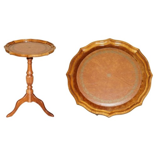Pie crust edge brown - pie, leather