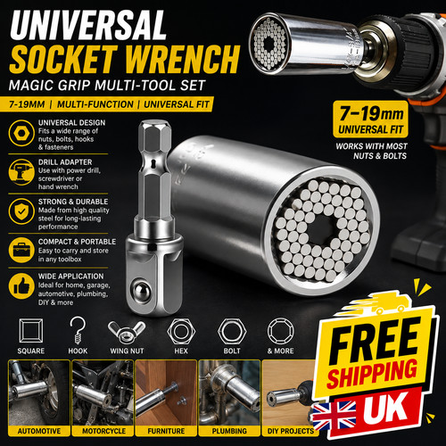 Universal socket wrench set - wrench,