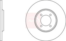 Brake Disc Rear Solid Braking