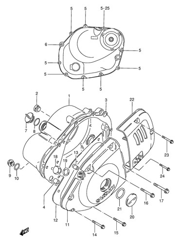 Suzuki genuine bolt gn125 - suzuki,