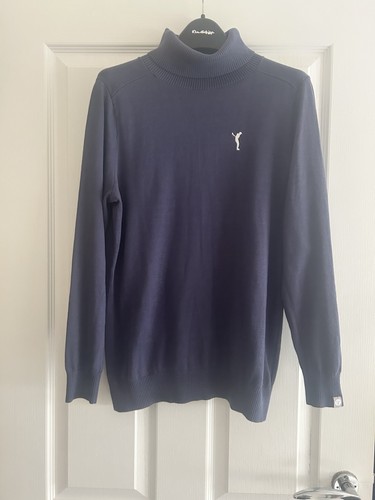 Golfino men blue - roll, neck