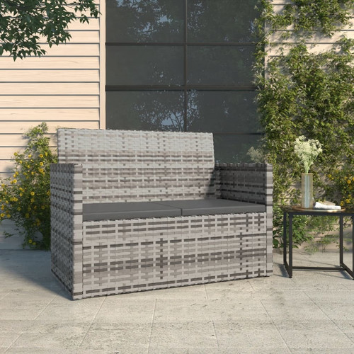 Patio bench with - patio, cushions
