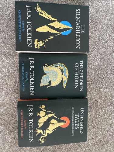 Jrr tolkien books x3 - tolkien,