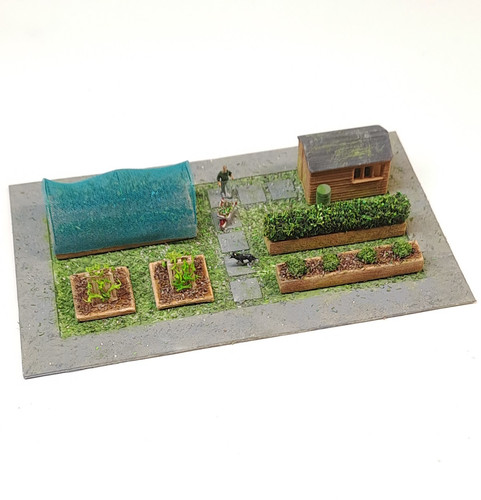 Gauge diorama garden - n,
