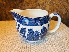 Old Willow Swinnertons Ceramic Jug. Chinese Design. Staffordshire Pottery Firm
