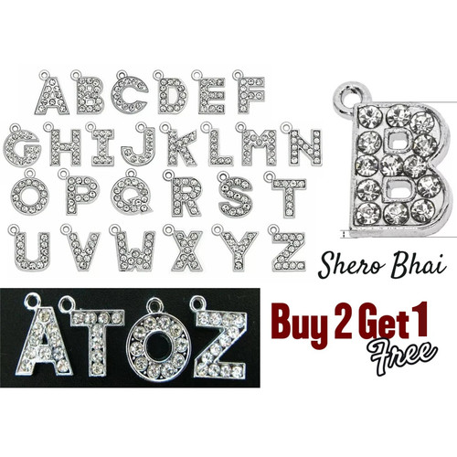 Initials letter alphabet - a-z,