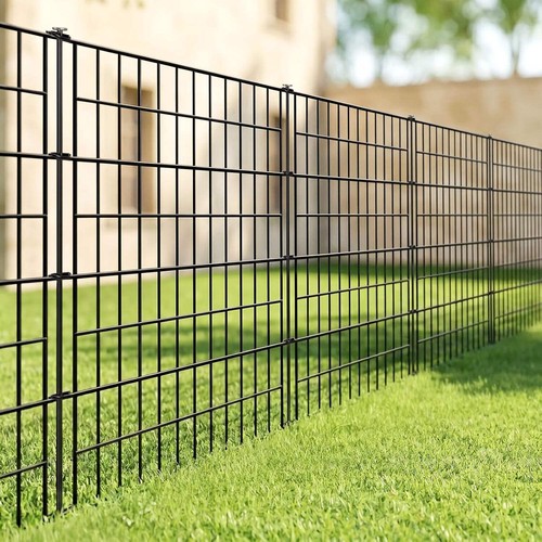 Metal garden fence decorative - metal,