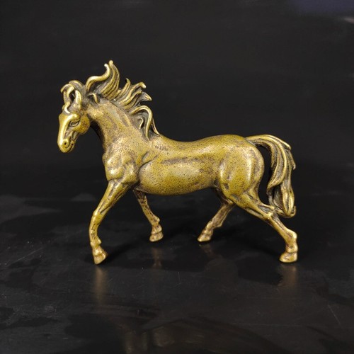 Bronze zodiac horse ornament - bronze,