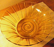 Amber glass fruit/salad/trifle