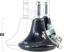 Black Feet Leg Glides Inserts