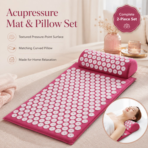 Acupressure mat pillow - acupressure,