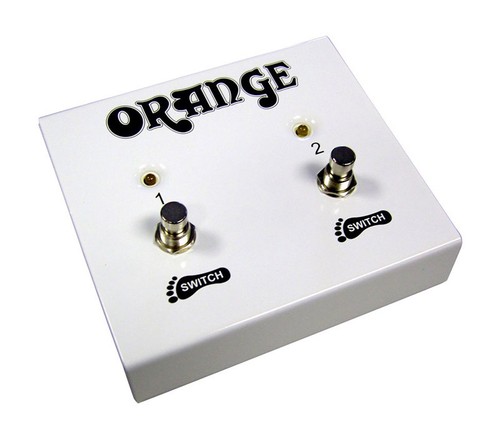 Orange button footswitch - orange,