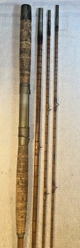 Antique split cane salmon - cane, fly