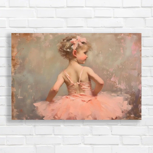 Ballerina dreaming canvas - dreaming,