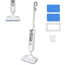 Multifunction Hot Steam Mop Hardfloor Tiles Cleaner Removable Water Tank Washer