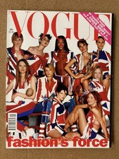Vogue magazine supermodel - vogue, uk