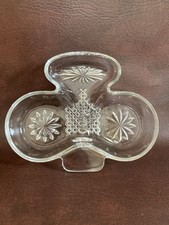 Vintage Glass Divided Dish