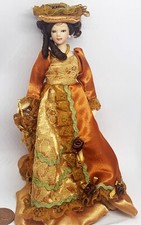 Victorian Lady In A Orange