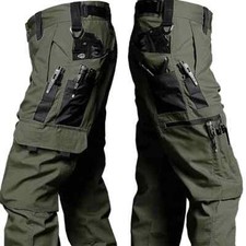 Mens cargo pants trousers work - pants,