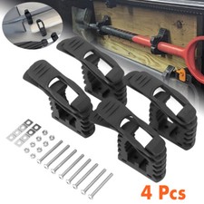 4Pcs Car Rubber Clamps 16-57mm Shovel Axe Holder Quick-Release Mount Brackets